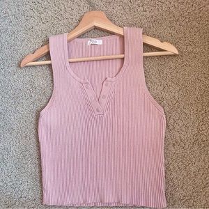 active usa pink tank top